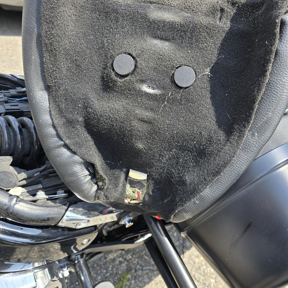 A softail seat custom made for harley davidson